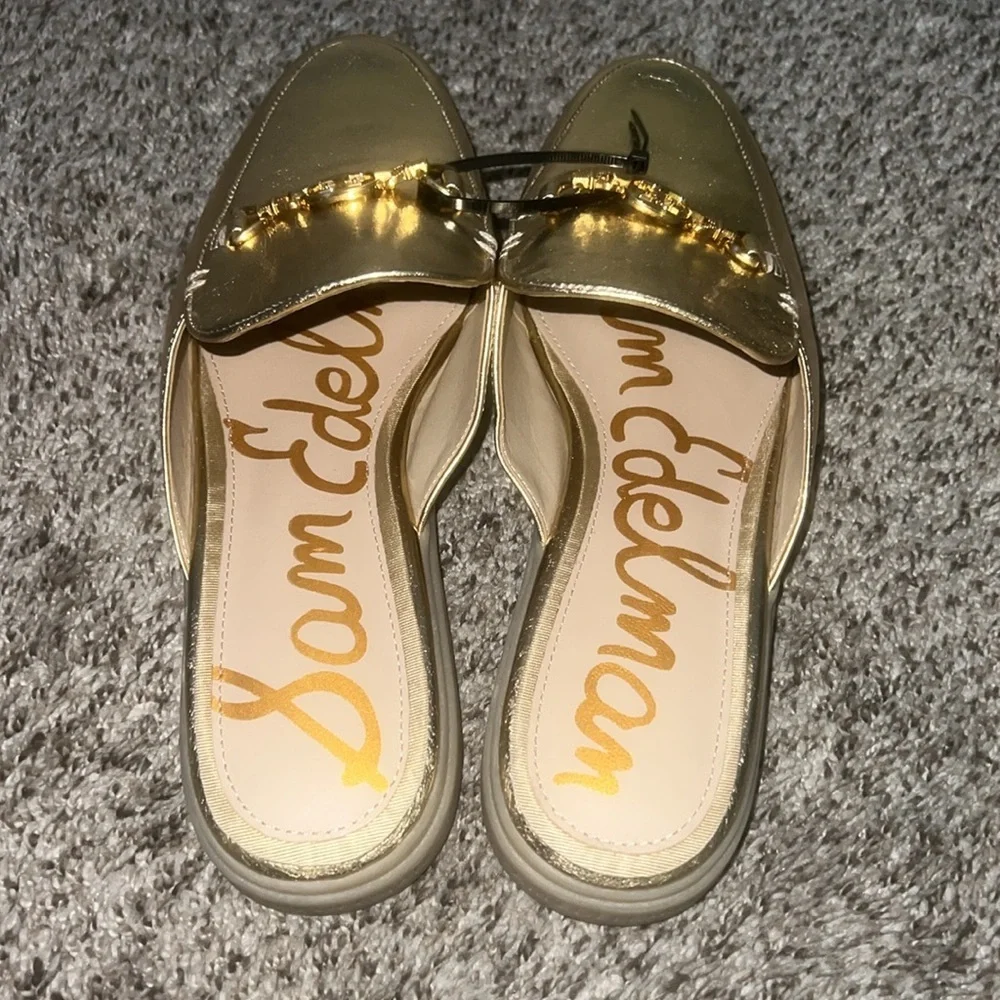 Sam Edelman Linnie Bit Metallic Mule - Picture 12 of 17